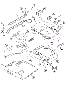 02 - Controls parts for Admiral Refrigerator TRIS245FBW from AppliancePartsPros.com