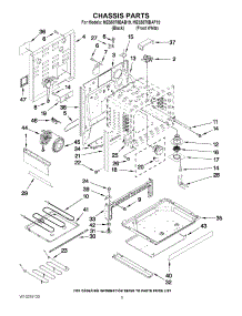 03 - Chassis Parts parts for Maytag Range MES5875BAF19 from AppliancePartsPros.com