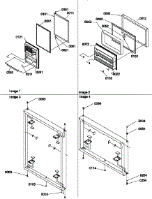 02 - Door Assemblies parts for Amana Refrigerator TS518SW / P1183710W W from AppliancePartsPros.com