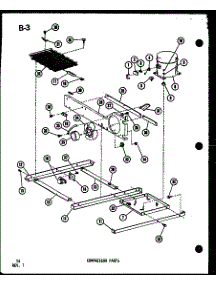 02 - Compressor Parts parts for Amana Refrigerator TSC18EA / P7456803W A from AppliancePartsPros.com