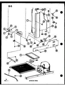 03 - Exterior Parts parts for Amana Refrigerator TSC-18E-A / P7456802W A from AppliancePartsPros.com