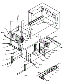 08 - Evap Area parts for Amana Refrigerator TSI18A3L / P1182106W L from AppliancePartsPros.com