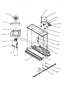 05 - Compressor Compartment parts for Amana Refrigerator TSI18A5L / P1188201W L from AppliancePartsPros.com