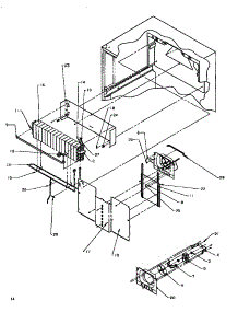 08 - Evap Area parts for Amana Refrigerator TSI18A5L / P1188201W L from AppliancePartsPros.com