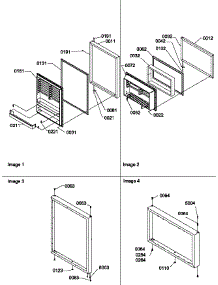 02 - Door Assemblies parts for Amana Refrigerator TSI19TL / P1306401W L from AppliancePartsPros.com