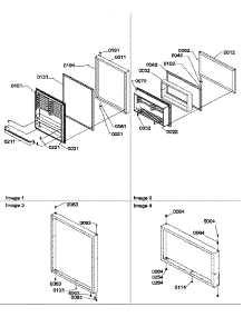 02 - Door Assemblies parts for Amana Refrigerator TSI22TE / P1306601W E from AppliancePartsPros.com