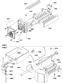 05 - Ice Maker Assembly And Parts parts for Amana Refrigerator TSI22VW / P1306602W W from AppliancePartsPros.com