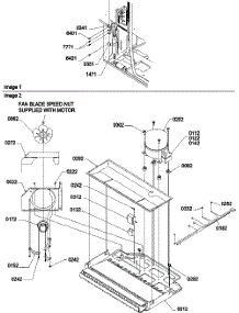 08 - Machine Compartment parts for Amana Refrigerator TSI22VW / P1306602W W from AppliancePartsPros.com