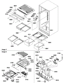 06 - Interior Cabinet And Drain Block Assy parts for Amana Refrigerator TSI25VE / P1308102W E from AppliancePartsPros.com