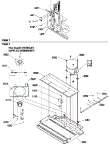 08 - Machine Compartment parts for Amana Refrigerator TSI25VE / P1308102W E from AppliancePartsPros.com