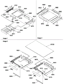 09 - Shelving And Crisper Assemblies parts for Amana Refrigerator TSI25VE / P1308102W E from AppliancePartsPros.com