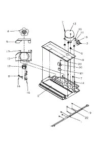 09 - Machine Compartment parts for Amana Refrigerator TV18S4W / P1194902W W from AppliancePartsPros.com
