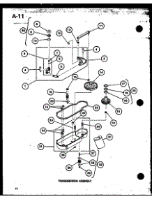06 - Transmission Assy parts for Amana Washer TWA-200 / P7575301W from AppliancePartsPros.com