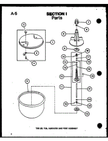 07 - Tub Lid parts for Amana Washer TWA-202 / P7575302W from AppliancePartsPros.com