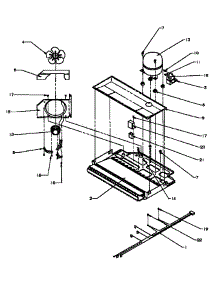 05 - Compressor Compartment parts for Amana Refrigerator TX18R2W / P1181804W W from AppliancePartsPros.com