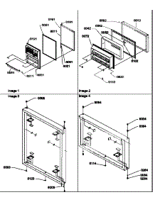 02 - Door Assemblies parts for Amana Refrigerator TX18VE / P1301702W E from AppliancePartsPros.com
