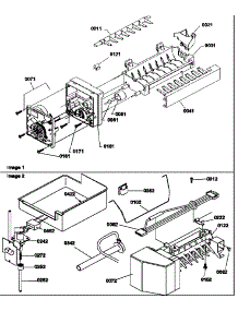 05 - Ice Maker Assy And Parts parts for Amana Refrigerator TX18VE / P1301702W E from AppliancePartsPros.com