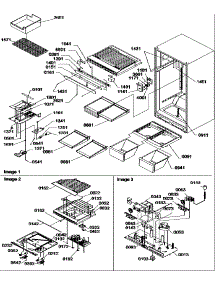 06 - Interior Cabinet And Drain Block Assy parts for Amana Refrigerator TX18VE / P1301702W E from AppliancePartsPros.com