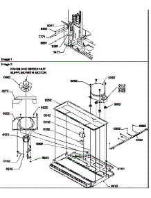 08 - Machine Compartment parts for Amana Refrigerator TX18VE / P1301702W E from AppliancePartsPros.com
