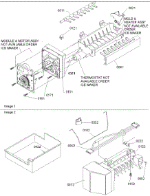 06 - Ice Maker Assy Parts parts for Amana Refrigerator TX19V2W / P1306303W W from AppliancePartsPros.com