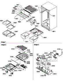 06 - Interior Cabinet / Drain Block & Ctrl Assy parts for Amana Refrigerator TX19V2W / P1315802W W from AppliancePartsPros.com