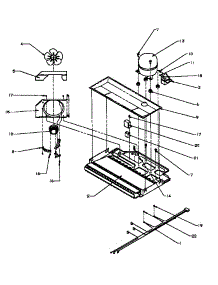 05 - Compressor Compartment parts for Amana Refrigerator TX21A3W / P1181504W W from AppliancePartsPros.com