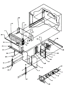 08 - Evap Area parts for Amana Refrigerator TX21R3W / P1181502W W from AppliancePartsPros.com