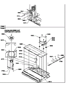 08 - Machine Compartment parts for Amana Refrigerator TX21VE / P1301804W E from AppliancePartsPros.com