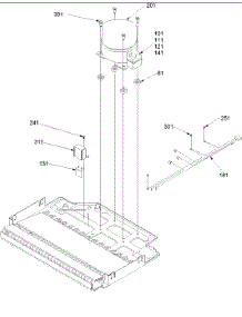 02 - Compressor Parts parts for Amana Refrigerator TX21VE / P1315905W E from AppliancePartsPros.com