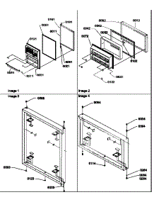 02 - Door Assemblies parts for Amana Refrigerator TX21VL / P1301804W L from AppliancePartsPros.com