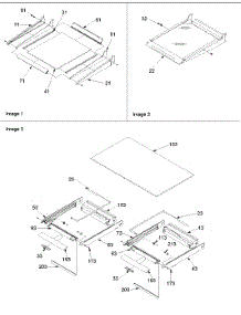 12 - Shelving & Crisper Frame Assy parts for Amana Refrigerator TX21VW / P1315905W W from AppliancePartsPros.com