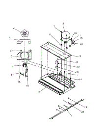 05 - Compressor Compartment parts for Amana Refrigerator TX22S3W / P1196002W W from AppliancePartsPros.com