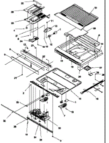 07 - Divider Block parts for Amana Refrigerator TX22S3W / P1196003W W from AppliancePartsPros.com