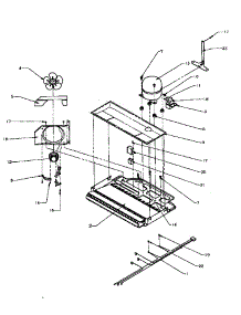 05 - Compressor Compartment parts for Amana Refrigerator TX25R4L / P1175402W L from AppliancePartsPros.com