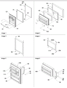 02 - Door Assy parts for Amana Refrigerator TX518VE / P1322502W E from AppliancePartsPros.com