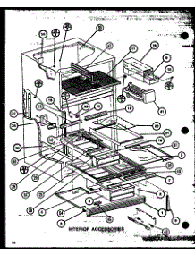 03 - Interior Accessories parts for Amana Refrigerator TXI20M / P7858518W from AppliancePartsPros.com