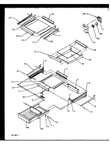 04 - Cabinet Shelving parts for Amana Refrigerator TXI21R2L / P1168012W L from AppliancePartsPros.com