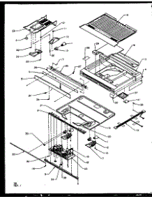 05 - Divider Block parts for Amana Refrigerator TXI21RL / P1168006W L from AppliancePartsPros.com
