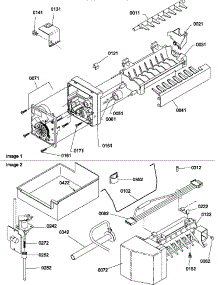 05 - Ice Maker Assy And Parts parts for Amana Refrigerator TY18VW / P1195308W W from AppliancePartsPros.com