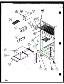 05 - Cabinet Shelving parts for Amana Refrigerator TZ18Q2L / P1156103W L from AppliancePartsPros.com