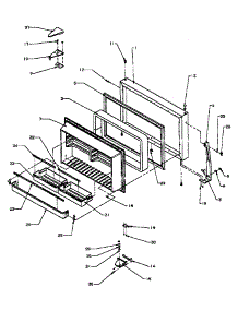 09 - Fz Door Assy parts for Amana Refrigerator TZ19R3E / P1181906W E from AppliancePartsPros.com