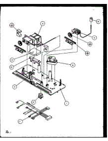 05 - Control Panel parts for Amana Refrigerator TZ21RG / P1157601W G from AppliancePartsPros.com