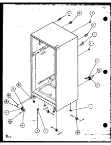 04 - Cabinet Bottom And Back parts for Amana Refrigerator TZI20QL / P1156203W L from AppliancePartsPros.com