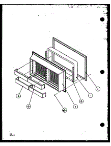 09 - Fz Door parts for Amana Refrigerator TZI20QL / P1156204W L from AppliancePartsPros.com