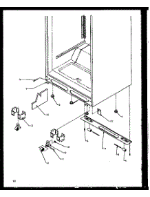 02 - Cabinet Bottom parts for Amana Refrigerator TZI21R2W / P1168011W W from AppliancePartsPros.com