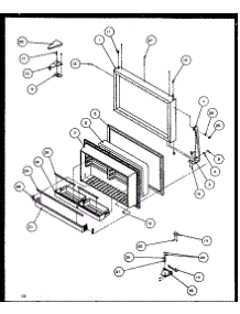 09 - Fz Door parts for Amana Refrigerator TZI22RW / P1168007W W from AppliancePartsPros.com