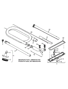 02 - Cleaningtools parts for Hoover Vacuum U3225--- from AppliancePartsPros.com