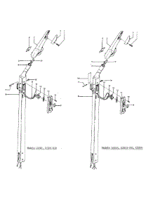 03 - Handle parts for Hoover Vacuum U3301030 from AppliancePartsPros.com