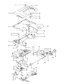04 - Mainbody, Hood parts for Hoover Vacuum U3319970 from AppliancePartsPros.com