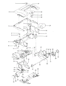 04 - Mainbody, Hood parts for Hoover Vacuum U3323--- from AppliancePartsPros.com